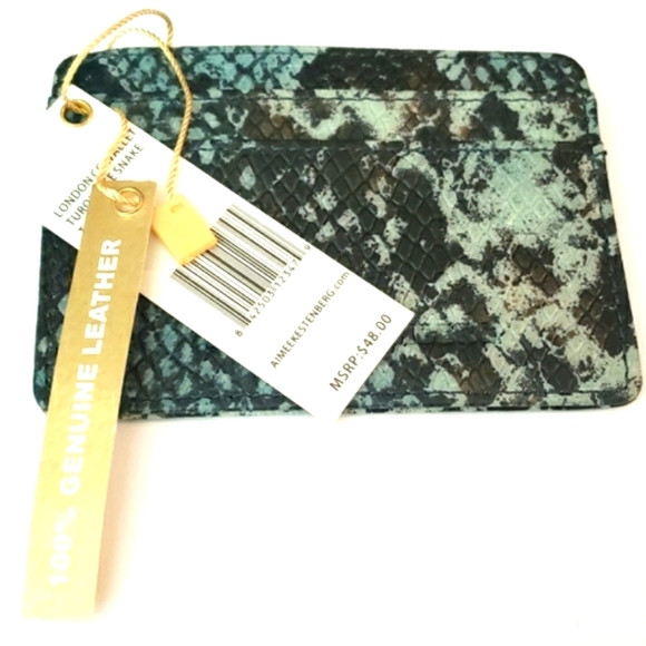 NWT Aimee Kestenberg  London Leather CC Wallet - Picture 8 of 10